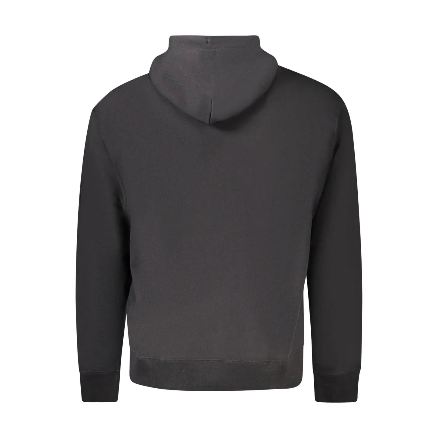 Calvin Klein Jeans - Hanorac din bumbac cu buzunar kangaroo, Negru - Vinty