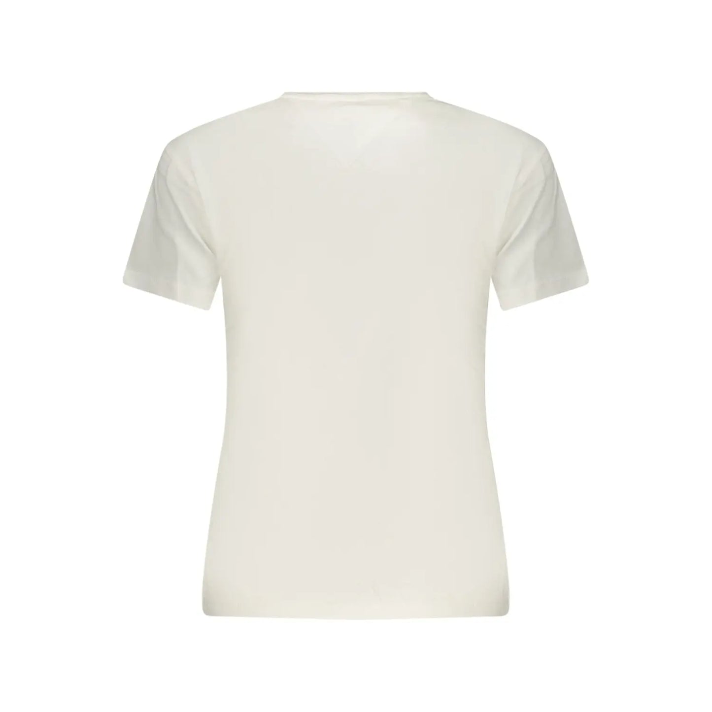 Tommy Jeans - Tricou Essential Logo din bumbac, Alb - Vinty