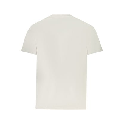Tommy Jeans, Tricou cu logo si decolteu la baza gatulu Alb - Vinty