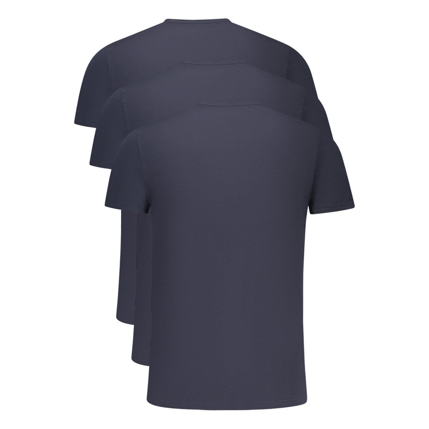 Tommy Hilfiger, Set 3 Tricouri Bleumarin, Barbati, Guler rotund, Maneca scurta - Vinty
