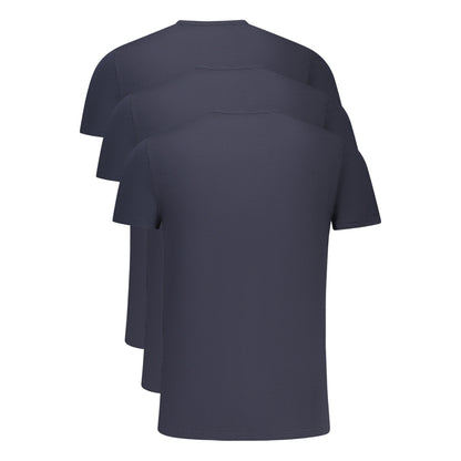 Tommy Hilfiger, Set 3 Tricouri Bleumarin, Barbati, Guler rotund, Maneca scurta - Vinty