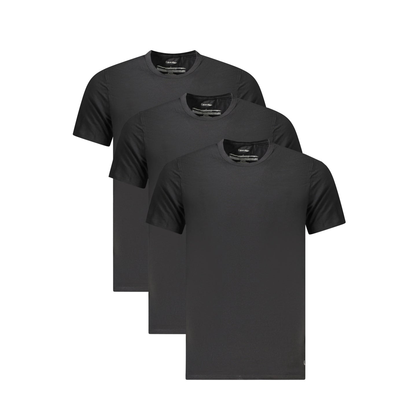 Calvin Klein Set 3 Buc Tricouri Bărbați, Negru - Vinty