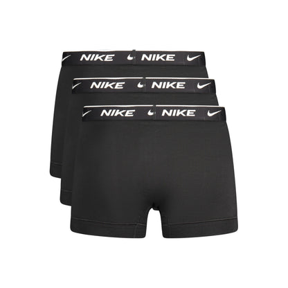 Nike, Pachet 3 perechi boxeri negri cu elastic logo în talie - Vinty