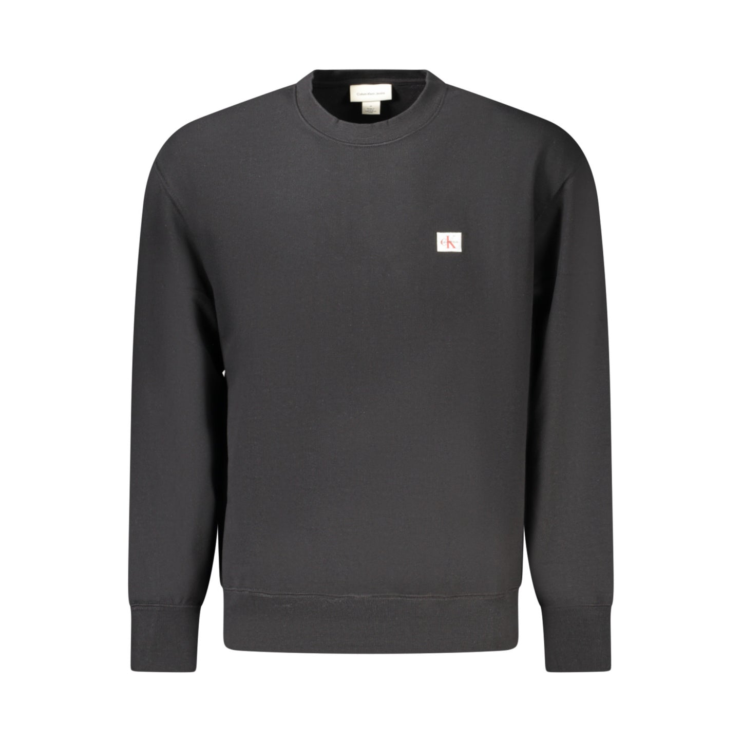 Calvin Klein Jeans - Bluză Relaxed cu guler rotund, Negru - Vinty