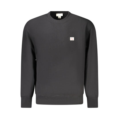 Calvin Klein Jeans - Bluză Relaxed cu guler rotund, Negru - Vinty