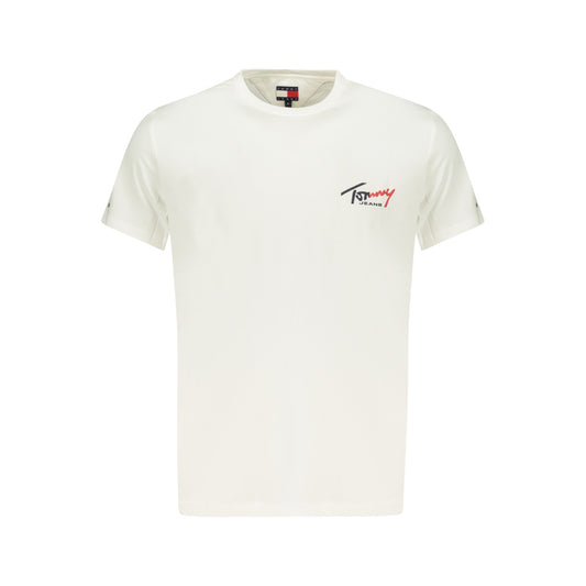 Tommy Jeans, Tricou Tommy Jeans cu imprimeu logo signature, Alb - Vinty