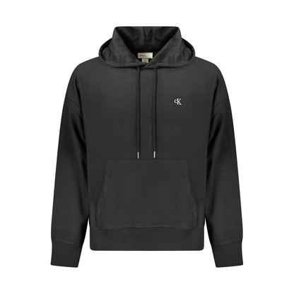 Calvin Klein Jeans - Hanorac Logo cu șnur și buzunar kangaroo, Negru - Vinty