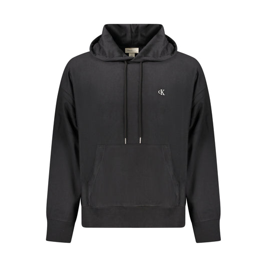 Calvin Klein Jeans - Hanorac Logo cu șnur și buzunar kangaroo, Negru - Vinty
