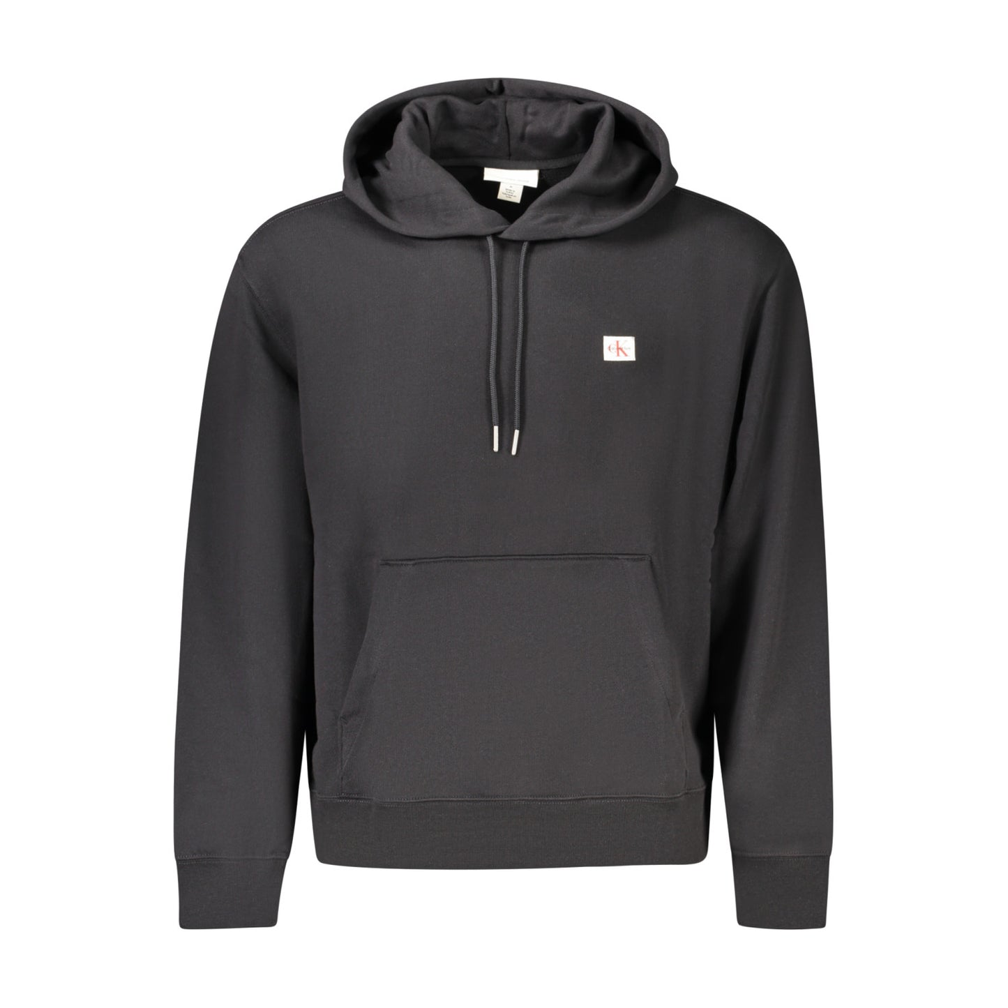 Calvin Klein Jeans - Hanorac din bumbac cu buzunar kangaroo, Negru - Vinty