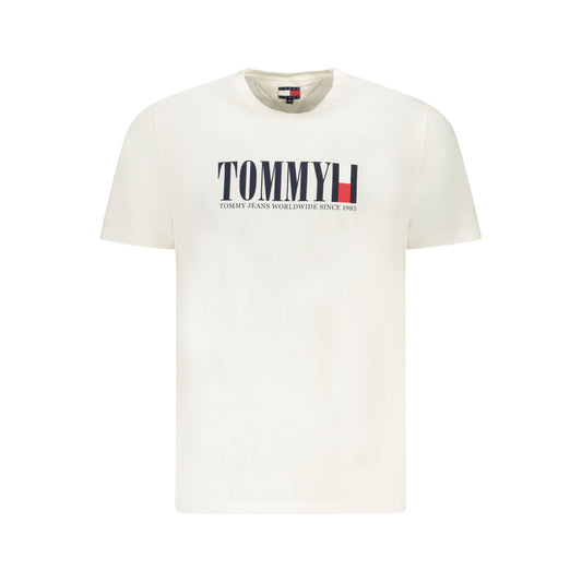 Tommy Jeans - Tricou cu logo și decolteu la baza gâtului - Vinty