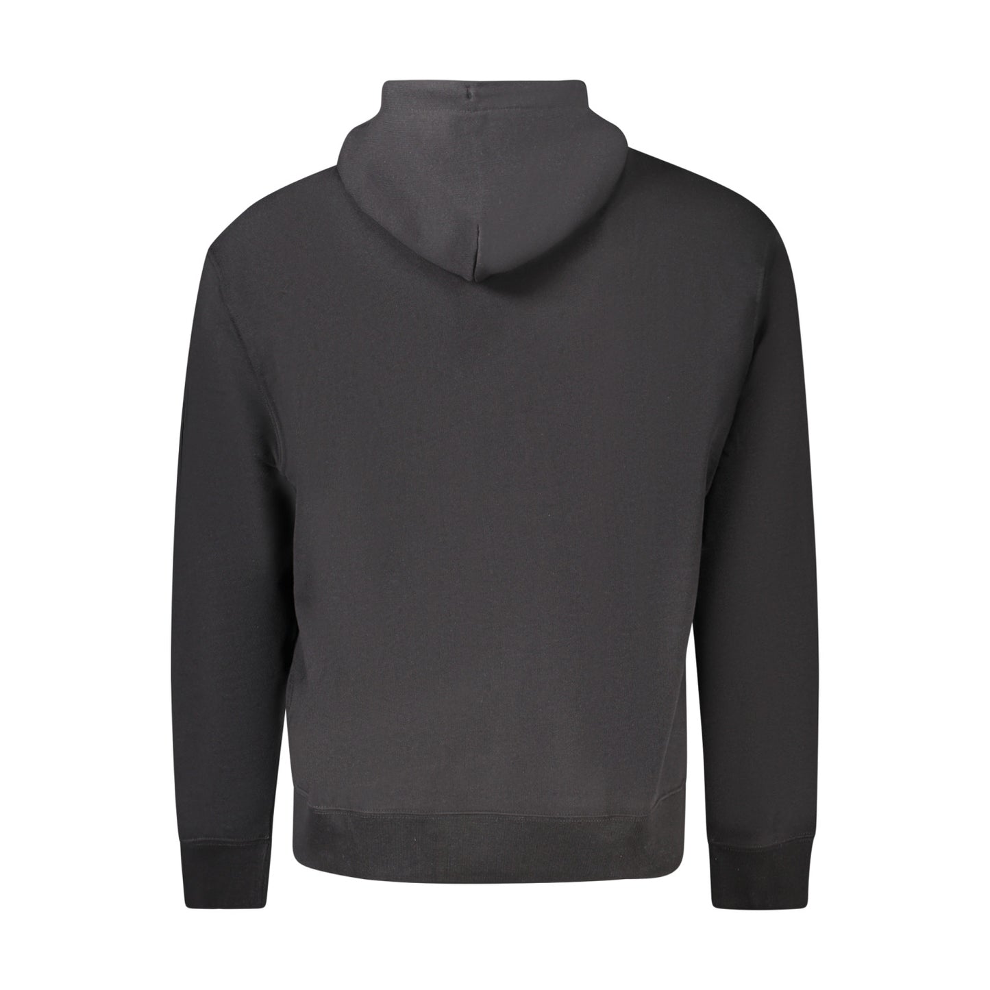 Calvin Klein Jeans - Hanorac din bumbac cu buzunar kangaroo, Negru - Vinty