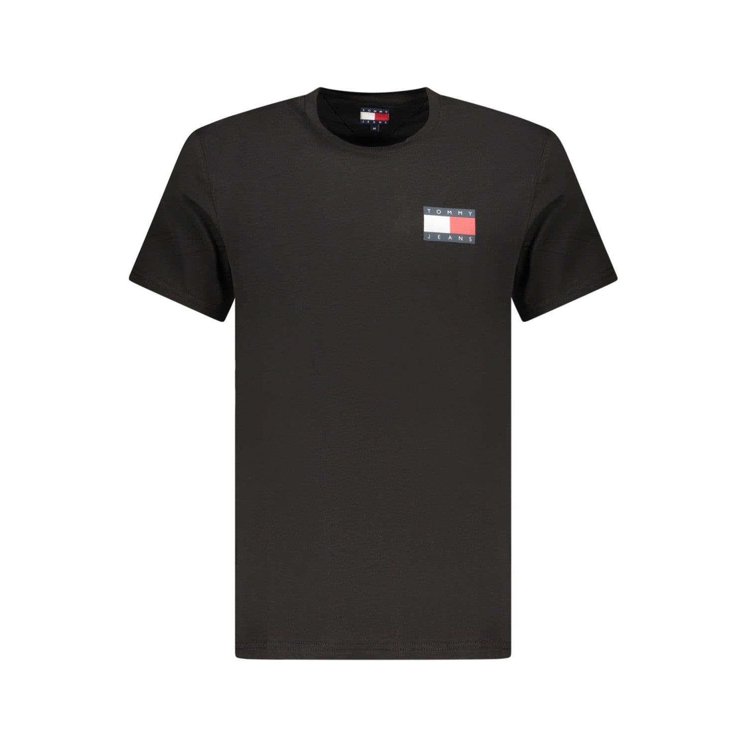 Tommy Jeans - Tricou Slim Fit din bumbac, Negru