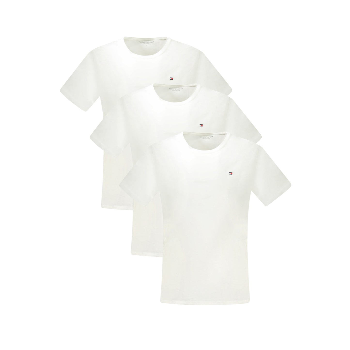 Tommy Hilfiger – Set 3 Tricouri Bărbați, Albe - Vinty