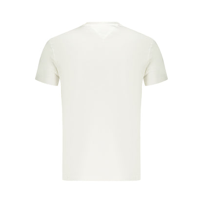 Tommy Jeans, Tricou Tommy Jeans cu imprimeu logo signature, Alb - Vinty