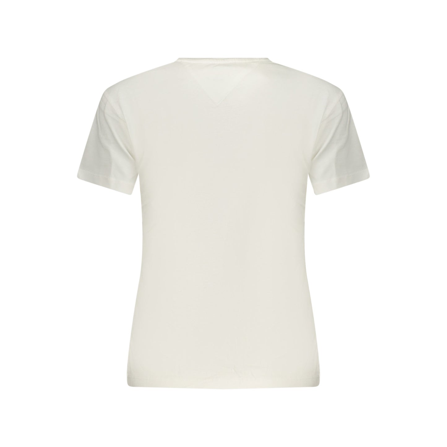 Tommy Jeans - Tricou Essential Logo din bumbac, Alb - Vinty